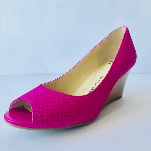 Isaac Mizrahi Shoes - Isaac Mizrahi Live! Women's Perky Open Toe Wedge
